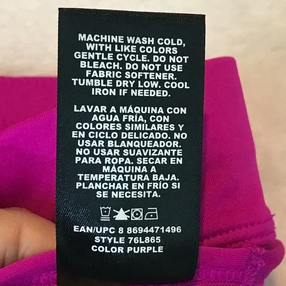 AVIA  Moisture Wicking-Rmv Pads-Low Support TWIST BACK SPORTS BRA Size M New - Picture 8 of 8